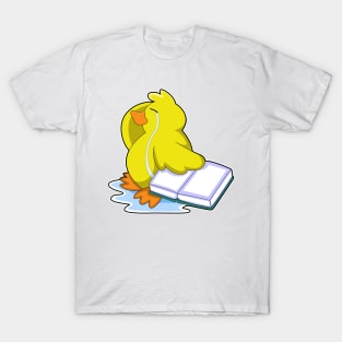 Duck with Book T-Shirt